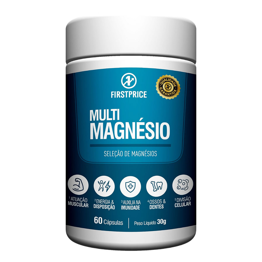Multi Magnésio 60 Cápsulas em Oferta na Shopee
