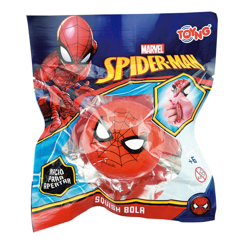 Squish Bola Marvel Spider Man Toyng Macia para Apertar 6+ Anos 1 Unidade em Oferta na Shopee