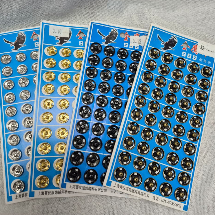 Botão de Pressão Para Costurar TODOS TAMANHOS em Oferta na Shopee