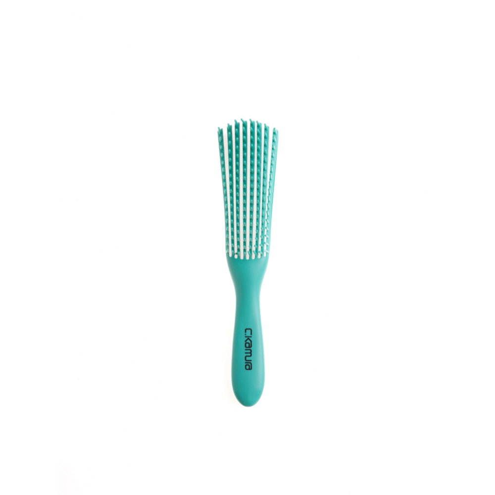 Escova Polvo Verde C.Kamura para Fitagem e Cabelos Crespos