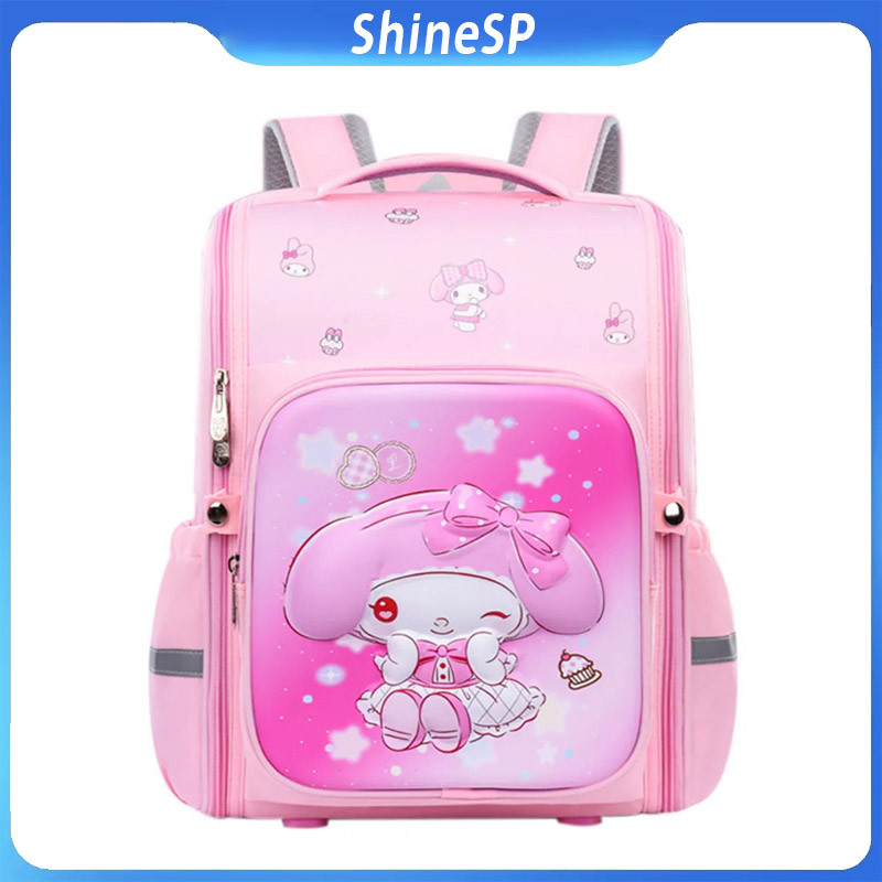 Mochila Escolar Sanrio Kuromi Fofa Para Meninas Mochila Escolar Feminina Estilo Coreano Impermeável Para Crianças