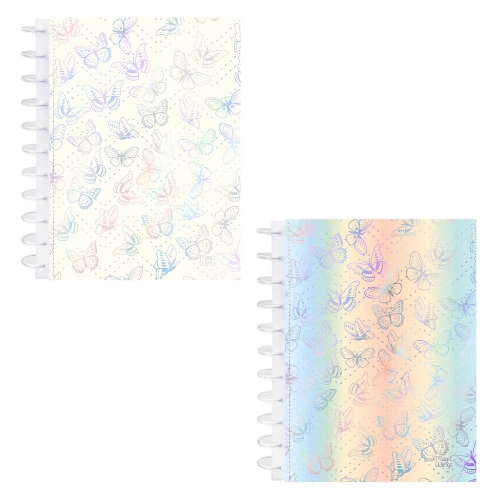 Caderno Discos Capa Dura Universitário 10 Matérias 160 fls  - KITDISC
