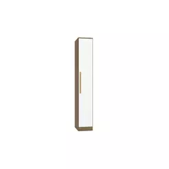 Guarda-Roupa 1 Porta Kappesberg Adapt Nogueira/Branco 36cm