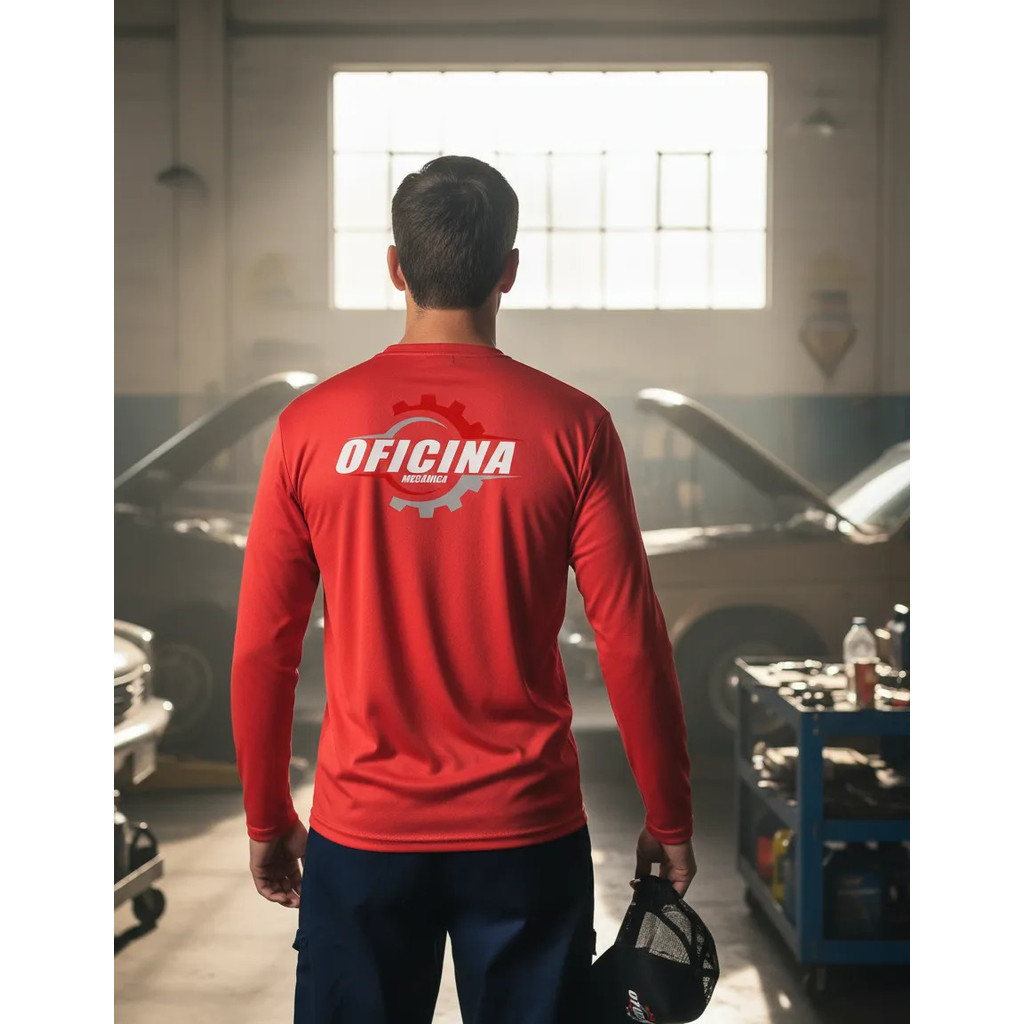 Kit Camiseta Mais Boné Uniforme Oficina Trabalho Farda Combo
