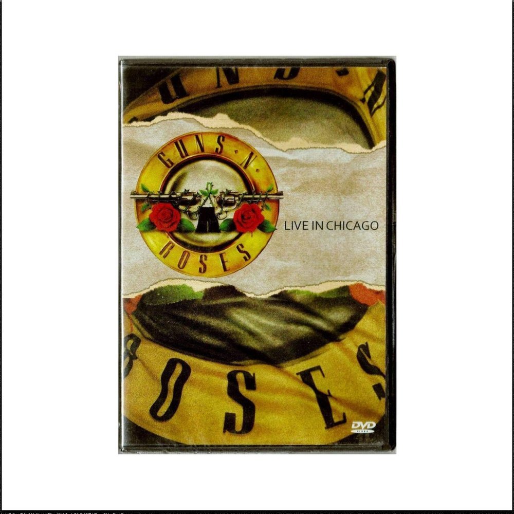 DVD Guns N Roses - Live in Chicago - Bem Conservado