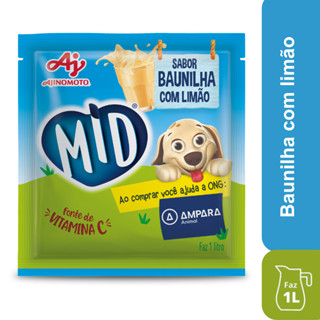 Kit Refresco em Pó MID® Sabor Baunilha Com Limão Com 5 Unidades de 20g em Oferta na Shopee
