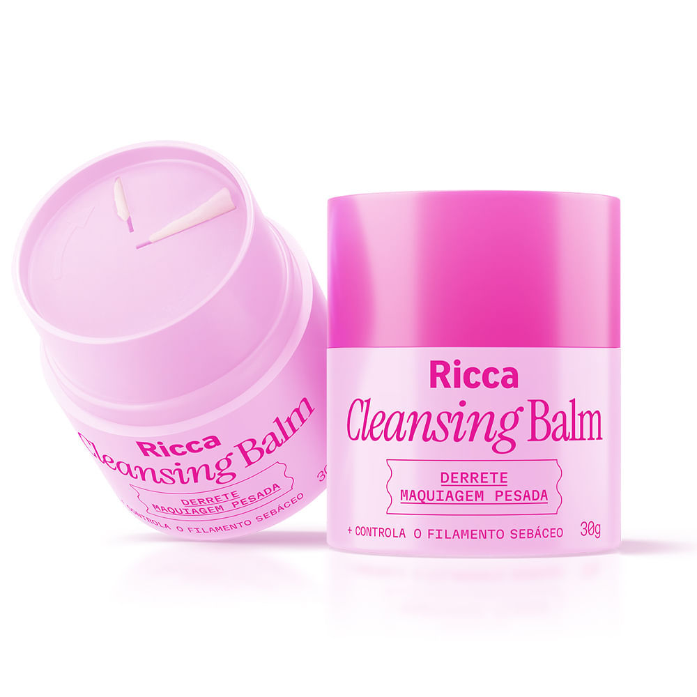 Demaquilante Ricca Cleansing Balm 30g em Oferta na Shopee