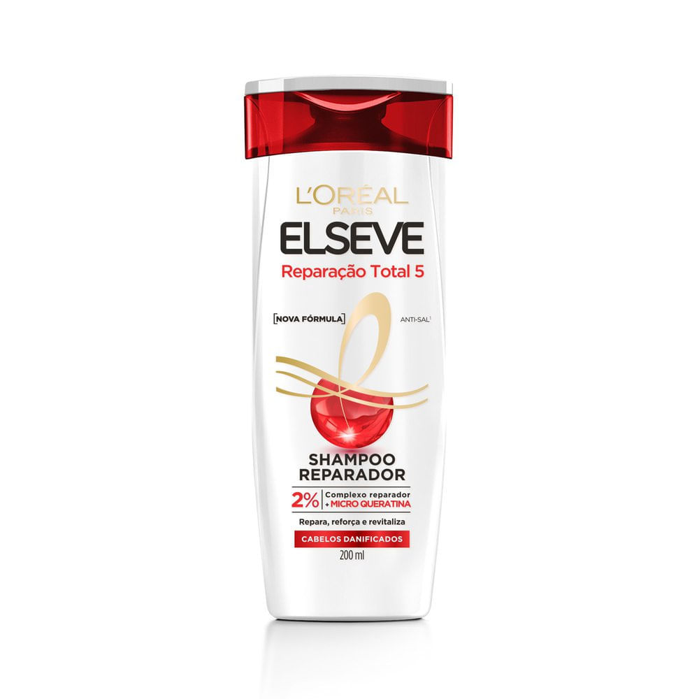 Shampoo Elseve Reparação Total 5 com 200ml em Oferta na Shopee