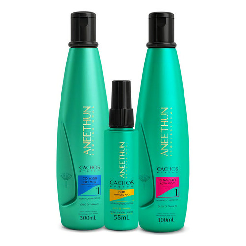 Kit Shampoo Low Pow Cow Wash E Oleo Aneethun Cachos System E.B