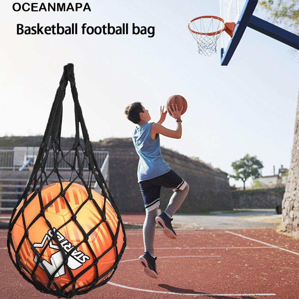 OCEANMAPA Bolsa De Transporte De Basquete , Capa Rede De Futebol , Acessórios , Malha Armazenamento De Bola