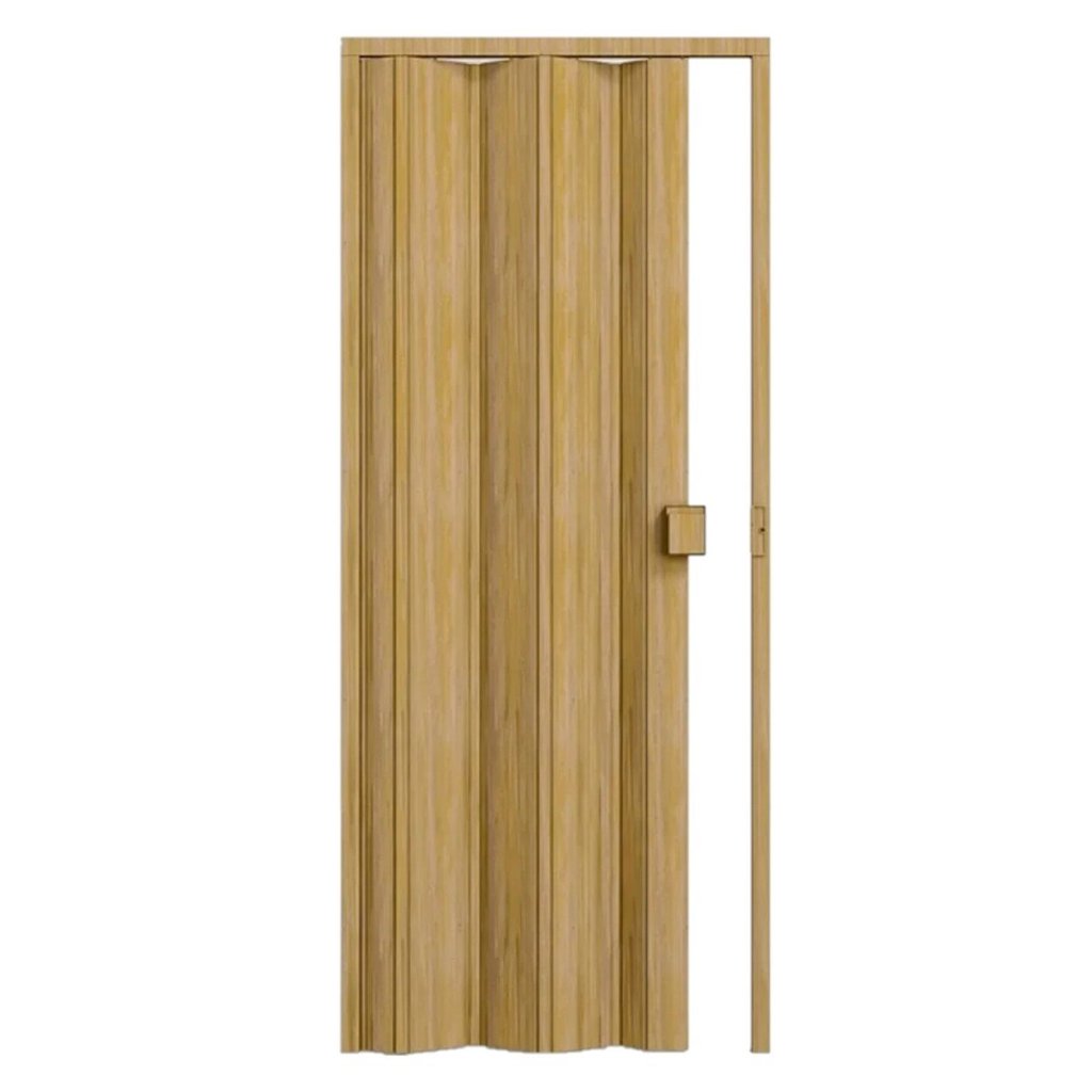 Porta Sanfonada de Pvc 210x72cm Permatti Cerejeira Madeira em Oferta na Shopee
