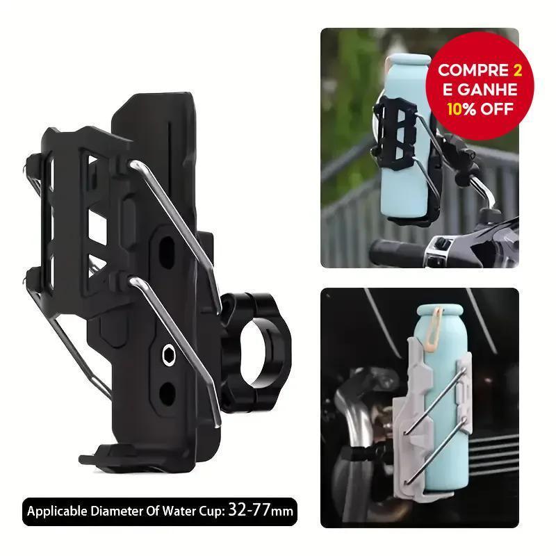 Suporte De Copo Para Motocicleta TCYATO Universal Rotação De Gaiola Garrafa De Bebida Adaptativa em Oferta na Shopee
