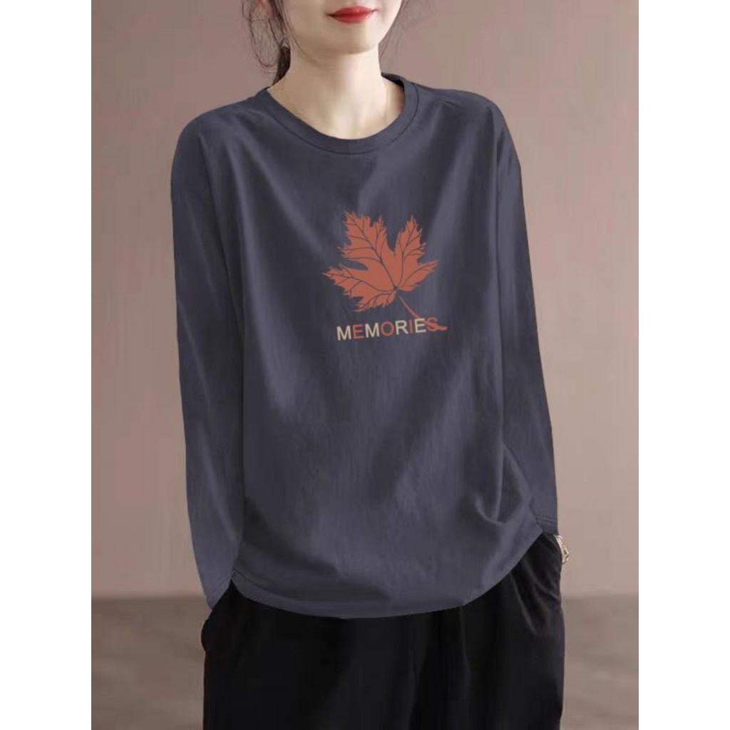 Etiqueta de corte de exportação de comércio exterior feminina primavera outono fino manga comprida topo elegante puro al