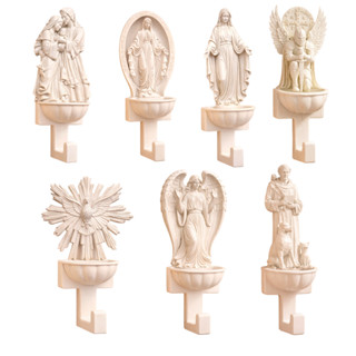 Suporte Terços Catolicos Pia Agua Benta Sagrada Familia em Oferta na Shopee