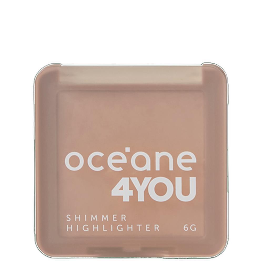 Océane 4 You Shimmer Highlighter Rose - Iluminador em Pó 6g