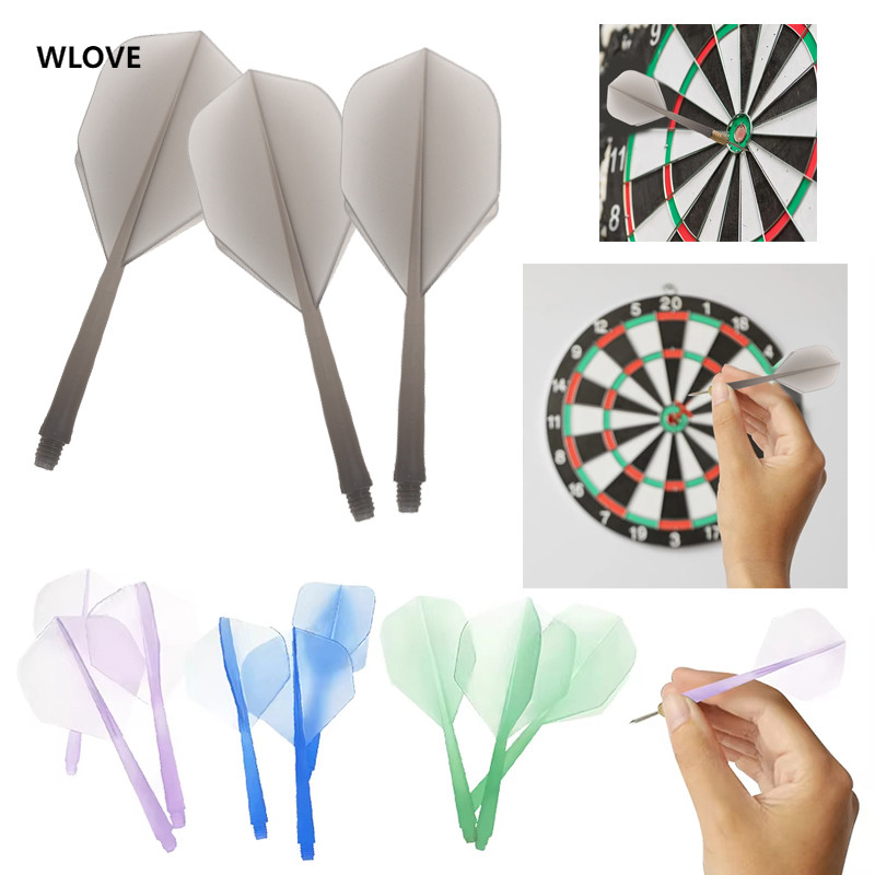 Eixo De Dardo De Ponta Macia Integrado Universal 2BA , Hastes Plástico Transparente , Acessórios De Dardos Profissionais