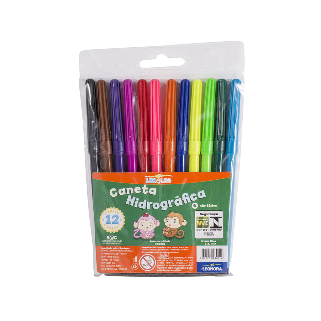 Hidrocor Leonora com 12 Cores em Oferta na Shopee