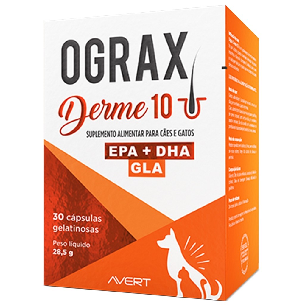 Ograx Derme 10 Epa+dha 30 Capsulas - Receba em até 4horas em Oferta na Shopee