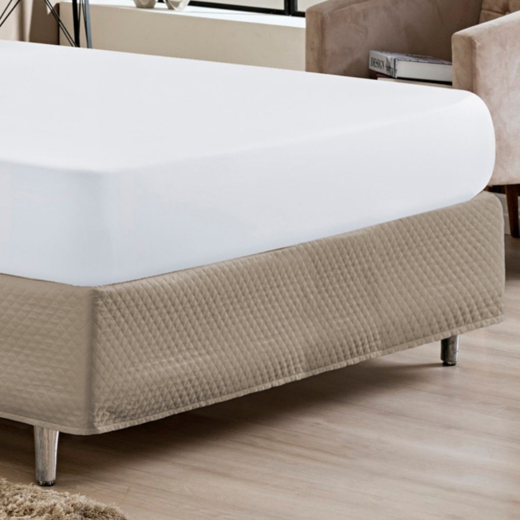 SAIA BOX MATELADA MICROFIBRA COM ELÁSTICO | MEDIDA À ESCOLHA (SOLTEIRO / CASAL / QUEEN / KING) em Oferta na Shopee