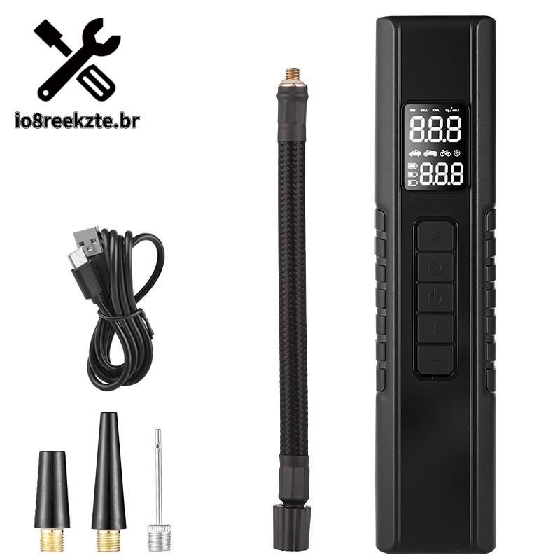 Bomba De Ar Multifuncional Com Carregamento USB-Inflador De Pneus De Carro Portátil Display Digital De Alta Potência