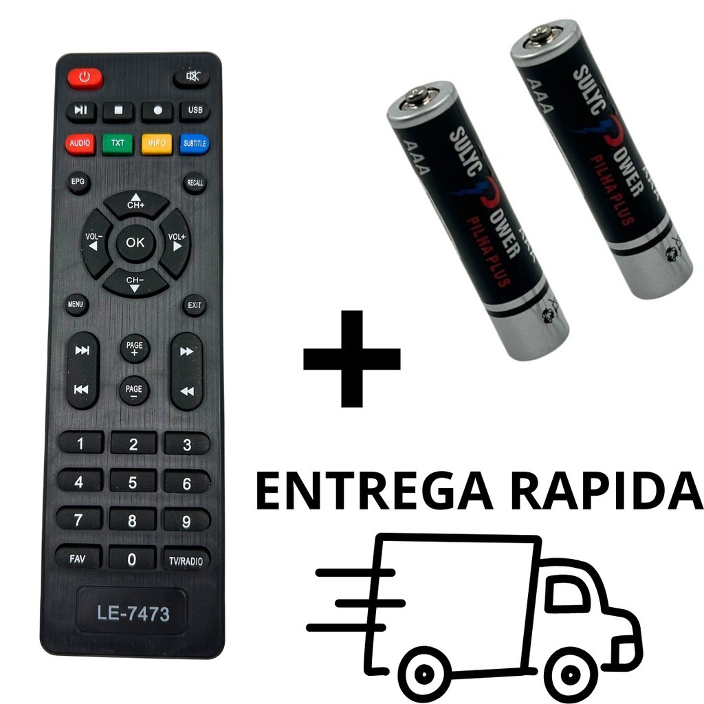 Controle Remoto Americabox S305+Plus em Oferta na Shopee