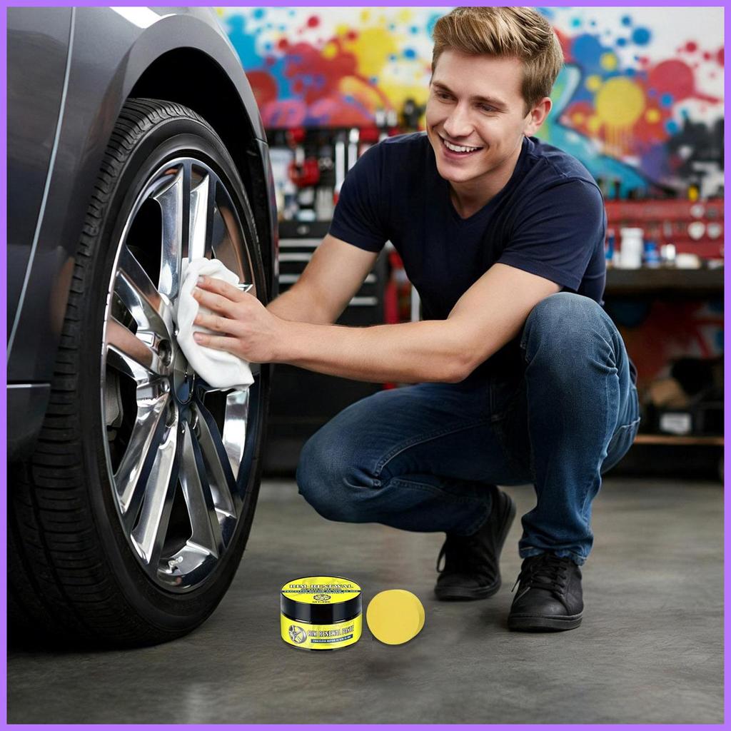 Pasta De Polimento De Roda Removedor De Arranhões De Pneus Restauração De Carro Para Motoristas Mecânicos Profissionais 