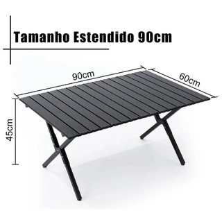 Mesa Dobrável para Camping, Praia, Jardim,  Material de Aço