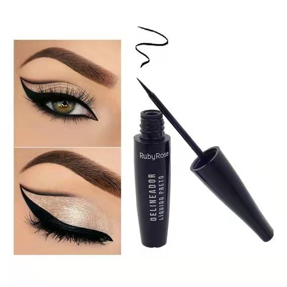 Delineador preto Ruby Rose HB-8406