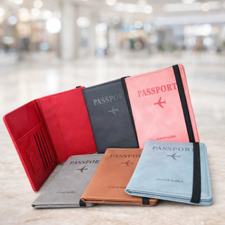 Carteira cartões Porta-Passaporte Viagem documentos Bilhetes Organizador Couro PU em Oferta na Shopee