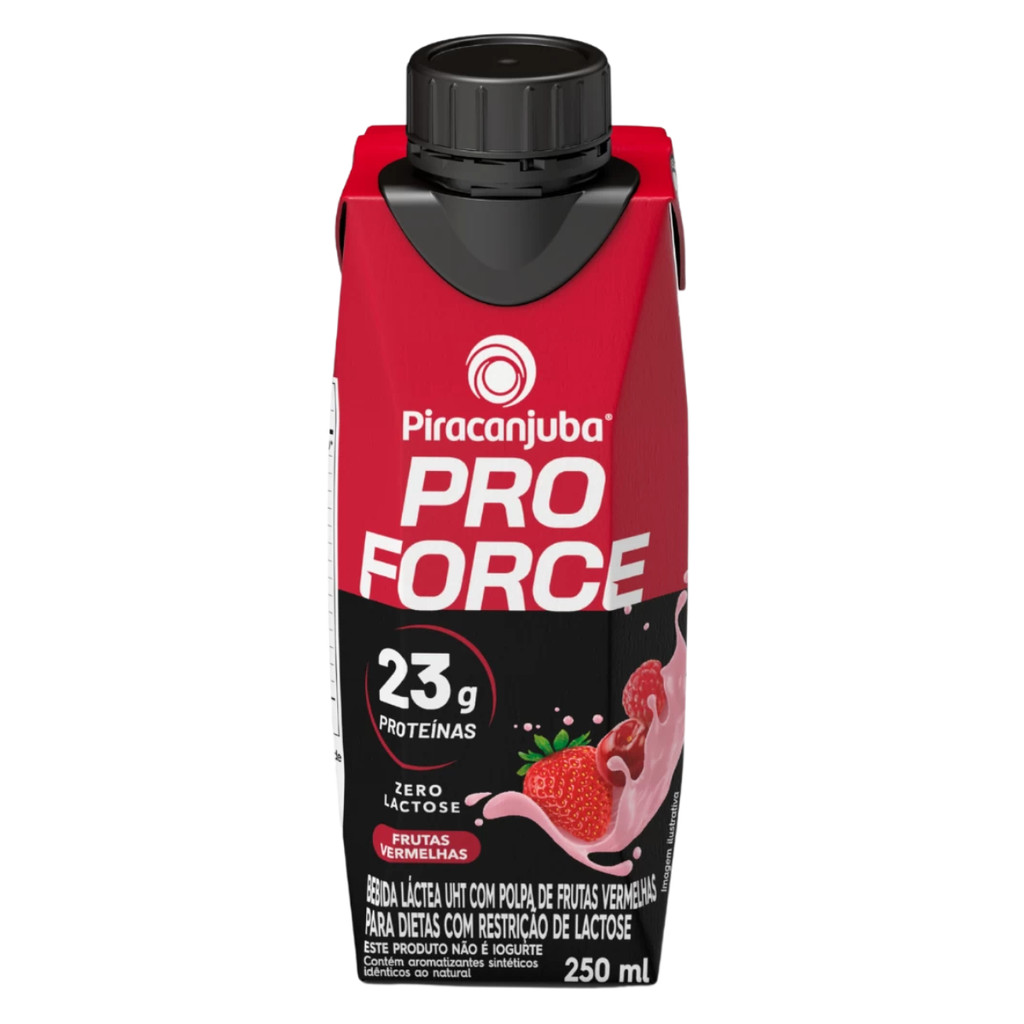 Bebida Lactea Whey Piracanjuba ProForce 23g Frutas Vermelhas 250ML em Oferta na Shopee
