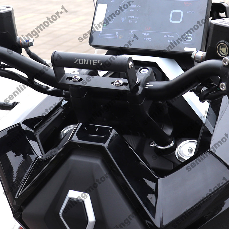 Para Zontes 368G 2024-2025-2026 Motocicleta À Prova De Choque Guiador Suporte Do Telefone Móvel GPS De Montagem