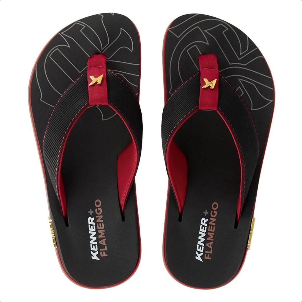 Chinelo Kenner Masculina Kivah Flamengo Rubro-Negra