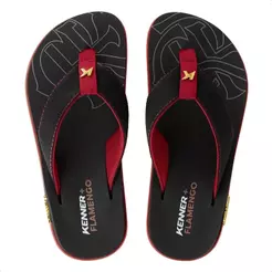 Chinelo Kenner Masculina Kivah Flamengo Rubro-Negra