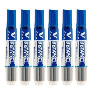 Pincel para Quadro Branco Recarregável Board Master Azul 6 Unidades - Pilot