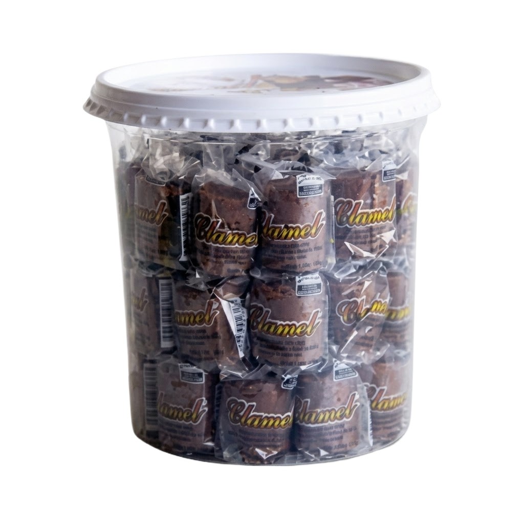 Paçoca Pacoquita Rolha Chocolate Amendoim Pote 1,05kg 50 Unidades Festa Revenda Lanche em Oferta na Shopee