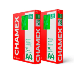 Kit 2 pacotes papel sulfite A4 75g 210x297 1000 folhas Chamex