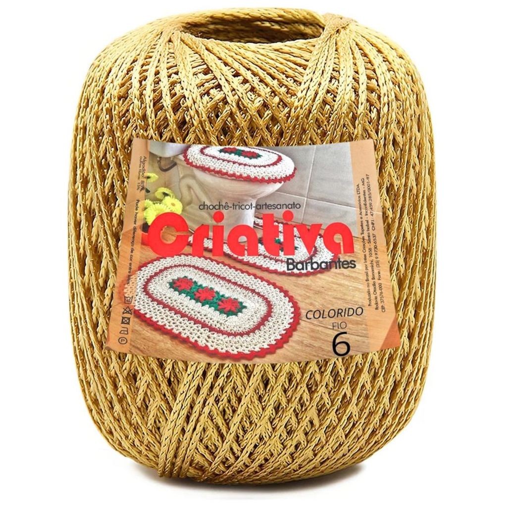 Linha Criativa Brilho Dourada 130m Barbante Criativa Fio Para Detalhes Decorativos em Oferta na Shopee