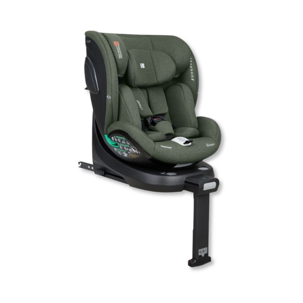 CADEIRA DE CARRO ISOFIX I-TWIST 40-150CM 360 ARMY GREEN (VERDE) - KIKKA BOO