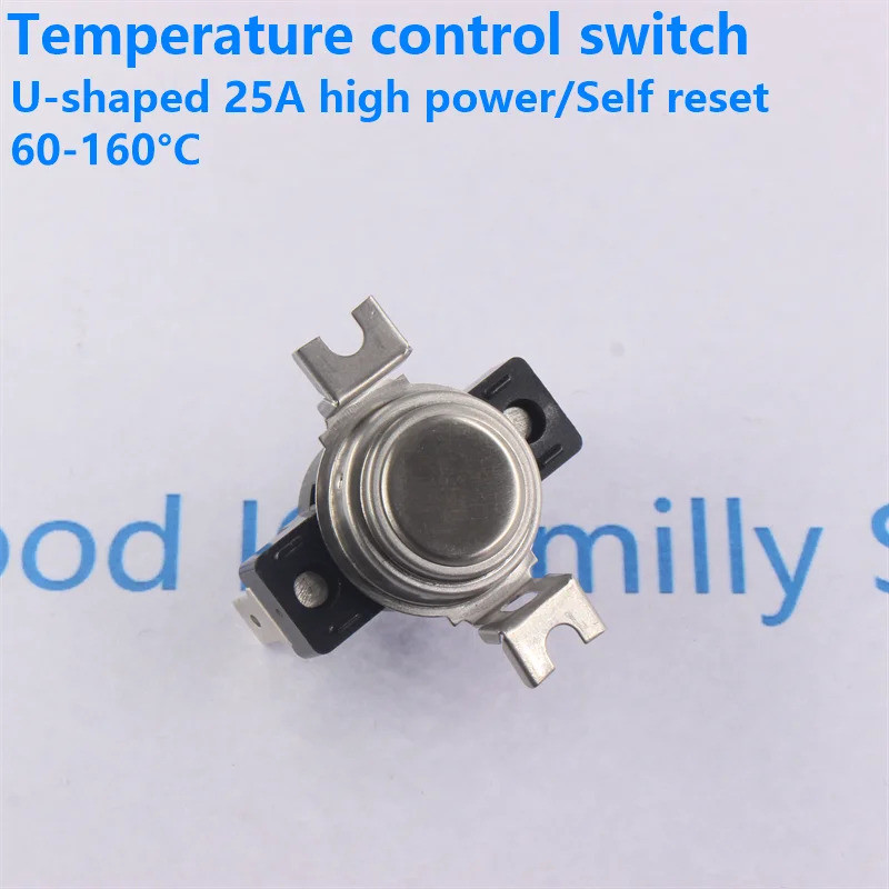 KSD302 Em Forma De U 25A De Alta Potência/60C 70C 80C 85C 100C-160c Interruptor De Controle De Temperatura De Grau Contr