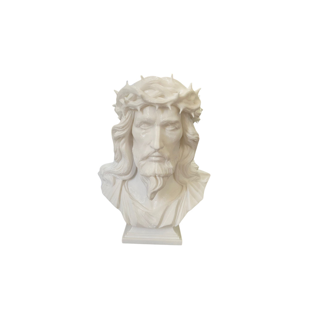 Busto Sagrado Jesus Cristo Escultura Religiosa Decorativa