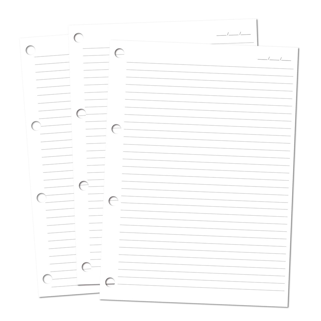 Refil De Caderno Argolado Universitário A4 Fichário 100 200 300 Folhas