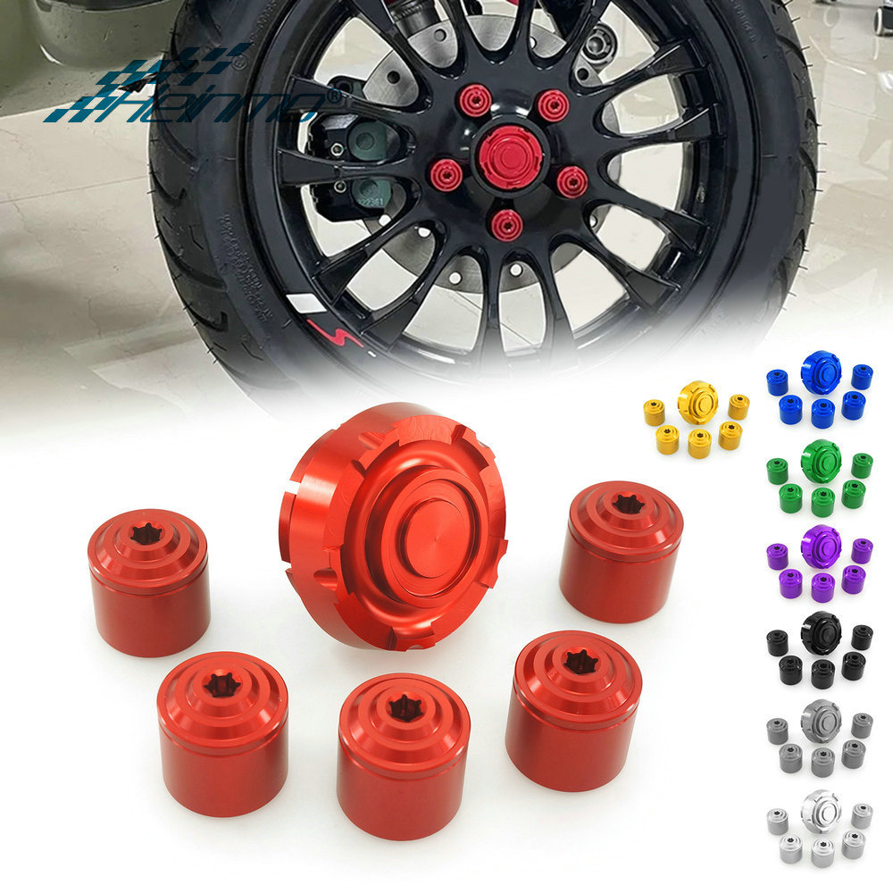 Para VESPA GTS 250 300 Sprint Primavera LX LXV 50 125 Scooter Calotas Tampa Lateral Da Roda