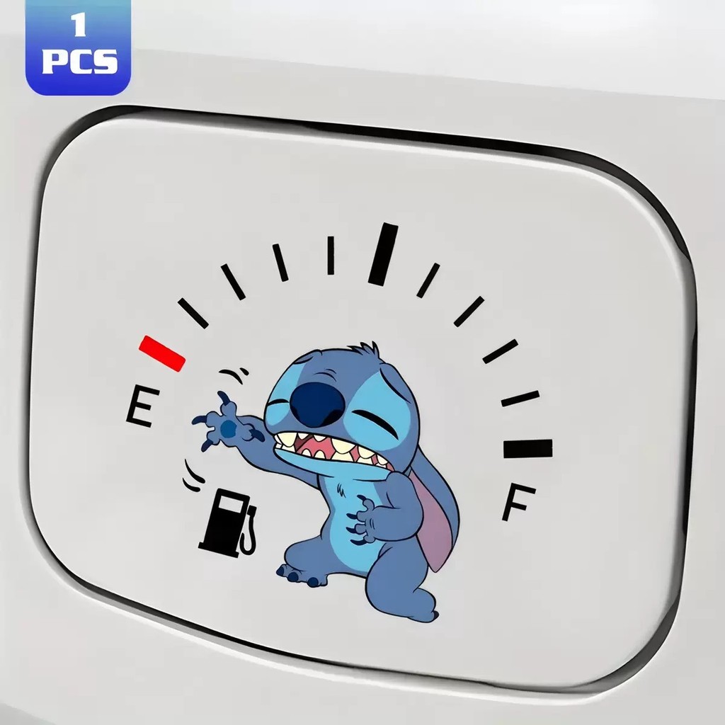 Pacote etiqueta ponto tampa do tanque de combustível adesivo dos desenhos animados estrela tesouro tampa do tanque de co