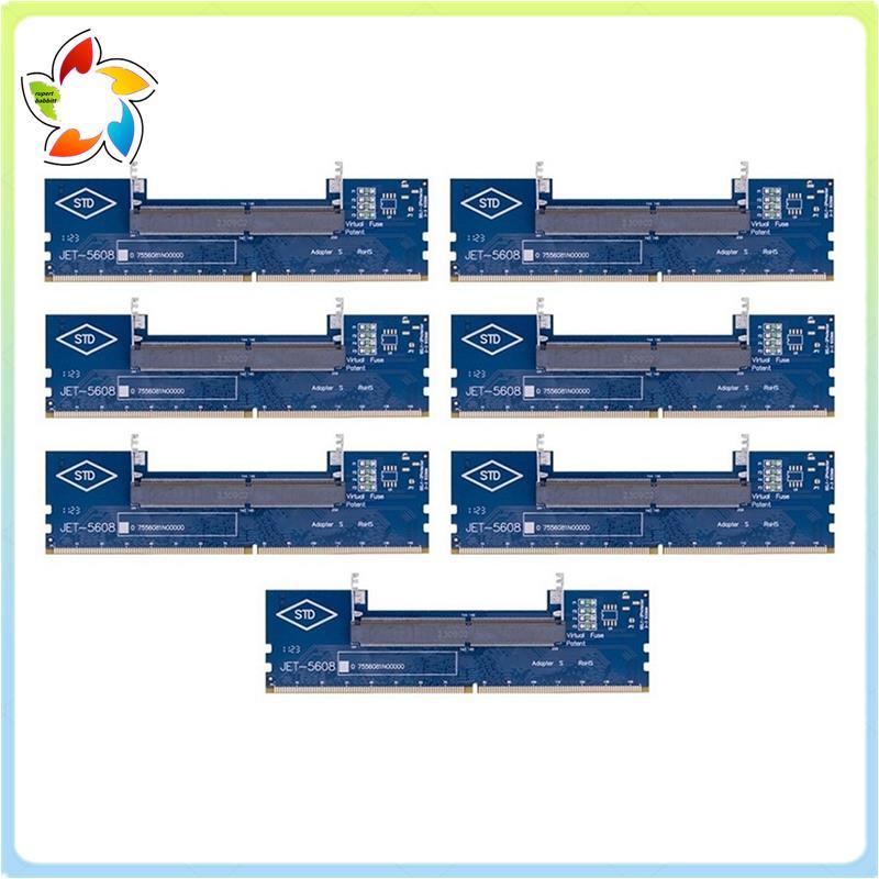 Módulo De Memória RAM 7PCS DDR4 Laptop Para Desktop SO-DIMM PC Adaptadores Cartões De Teste