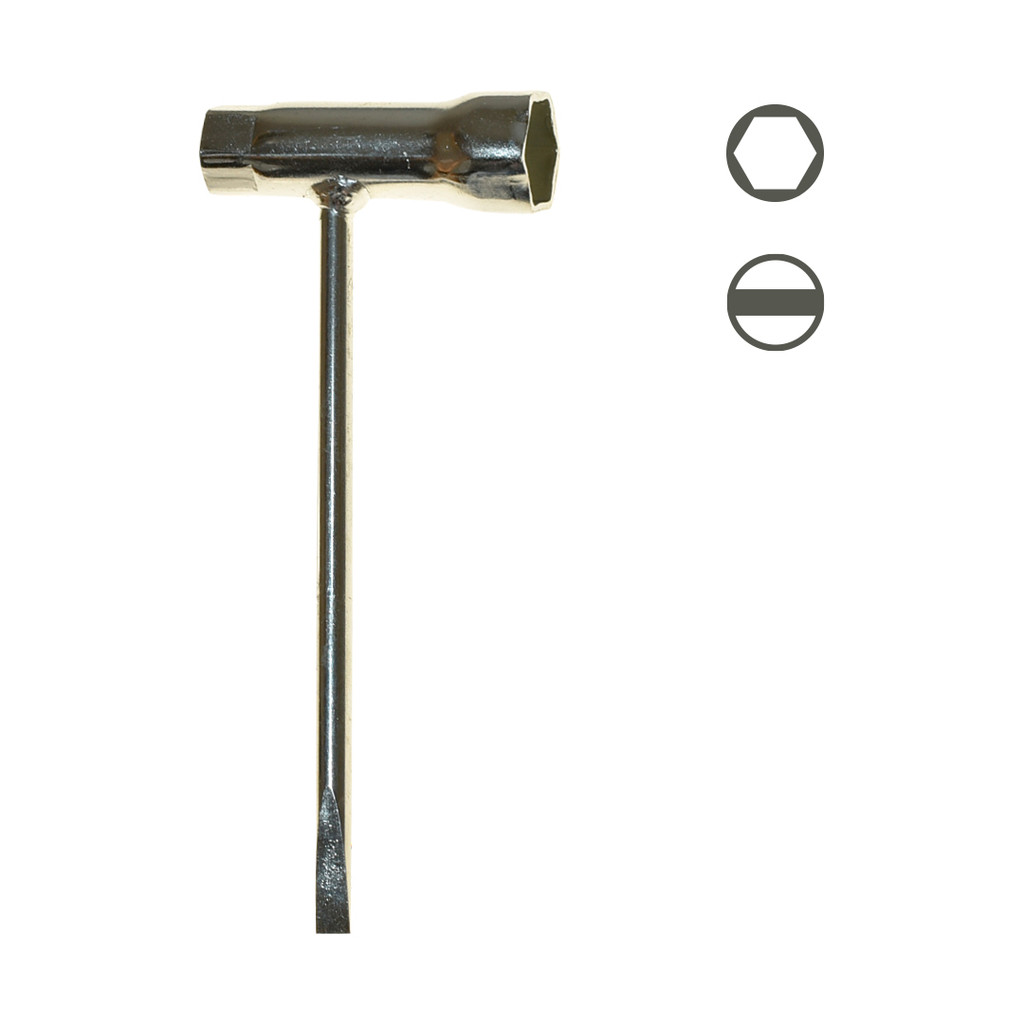 Chave De Vela 13x19 Fenda Para Stihl 025 066 Manutenção Motosserra Alta Resistência em Oferta na Shopee