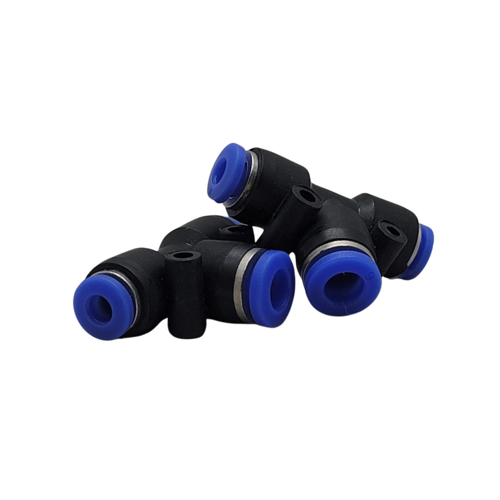 Conexão Pneumática União T 4mm Com Redução Lateral 6mm K04