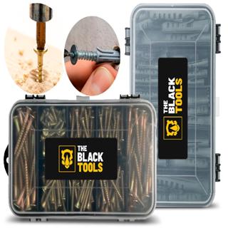 Kit Estojo Com Parafusos E Buchas 99 Peças - The Black Tools em Oferta na Shopee