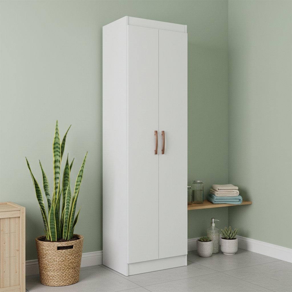 Armário Multiuso 2 Portas Ibiza 4099 Branco em Oferta na Shopee