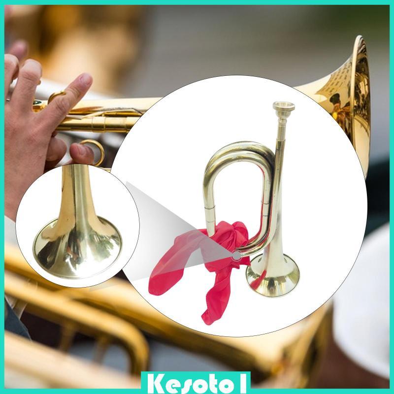 [Brkesoto1] Instrumento Leve De Latão Corneta , Trompete Dourado , Banda De Orquestra Portátil Para Profissionais Inicia
