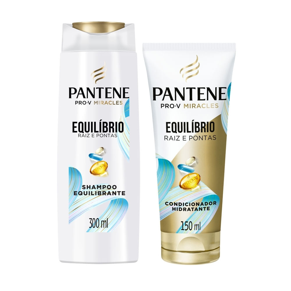 Shampoo Pantene Pro-V Miracles Equilíbrio 300ml + Condicionador 150ml